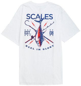 Thumbnail 1: SCALES Men's Short Sleeve Graphic Crew Neck Tee 