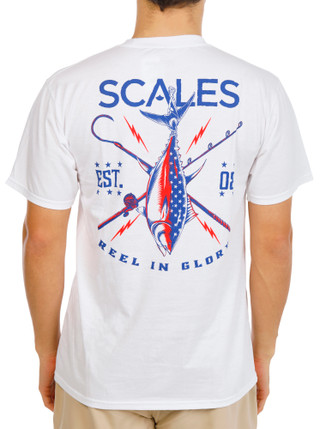 Thumbnail 1: SCALES Men's Short Sleeve Logo Graphic Crew Neck Tee 