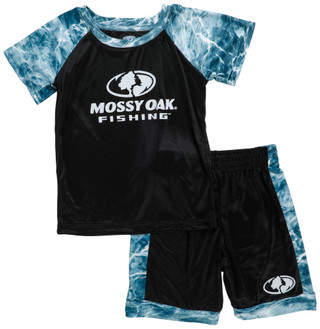 Thumbnail 1: Mossy Oak Little Boys Outdoor 2 Pc Shorts Set 
