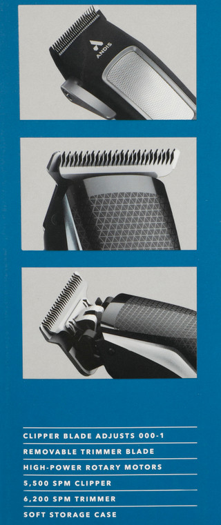 Thumbnail 2: Andis inCRED Cordless Clipper & Trimmer Combo Kit 
