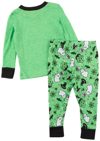 Thumbnail 2: TRICK OR TREAT SLEEP Toddler Boys 2 Pc Frankenstein Pajama Pants Set 
