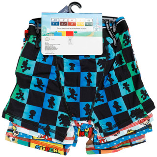 Thumbnail 2: Super Mario Boys 4 Pk Mario Athletic Boxer Briefs  