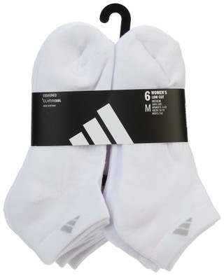 Thumbnail 1: Adidas Women's 6 Pk Climacool Low Cut Cushioned Socks 
