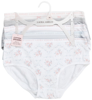 Thumbnail 1: Laura Ashley Girls 5 Pk Brief Panties 
