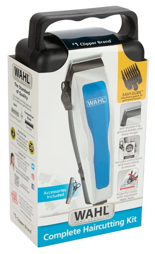 Thumbnail 1: Wahl 20-Piece Complete Haircutting Kit - Blue 