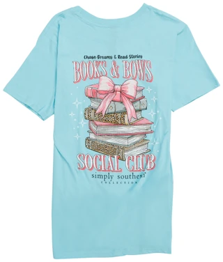 Thumbnail 1: SIMPLY SOUTHERN Big Girls Books & Bows Graphic Tee 