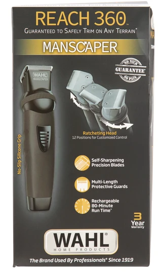 Thumbnail 1: Wahl Manscaper Reach 360 Rechargeable Body Groomer 