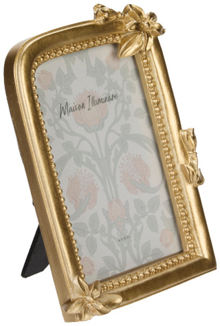 Thumbnail 2: Maison Illuminare 4x6 Resin Flower Arch Picture Frame 