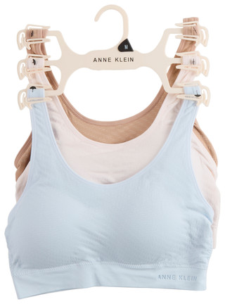 Thumbnail 1: ANNE KLEIN Womens 3 Pk Seamless Wireless Comfort Bras 
