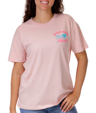 Thumbnail 3: Vintage threadz Juniors Short Sleeve Sunny Days Boyfriend Tee 