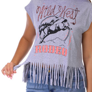 Thumbnail 3: Saints & Hearts Juniors Rodeo Fringe Tank 