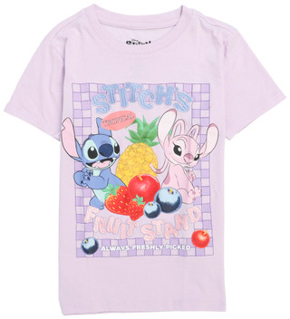 Thumbnail 1: Disney Big Girls Stitch & Angel Fruit Stand Tee 
