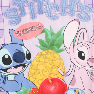 Thumbnail 2: Disney Big Girls Stitch & Angel Fruit Stand Tee 