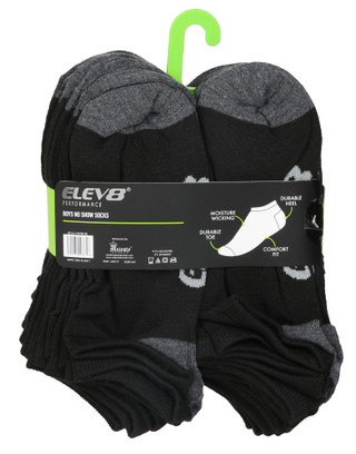 Thumbnail 2: ELEV8 Boys 20 Pk No Show Socks 