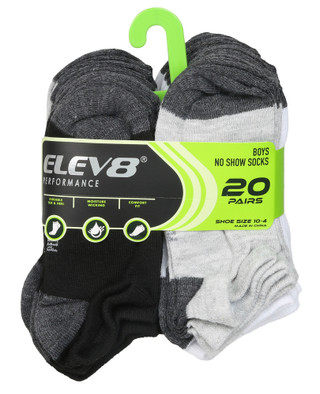 Thumbnail 1: ELEV8 Boys 20 Pk No Show Socks 