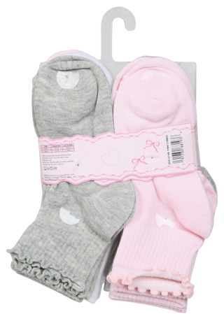 Thumbnail 2: Capelli Girls 12 Pk Quarter Socks 