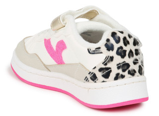 Thumbnail 2: Gigil Girls Court Strap Leopard Sneakers 