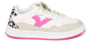 Thumbnail 3: Gigil Girls Court Strap Leopard Sneakers 