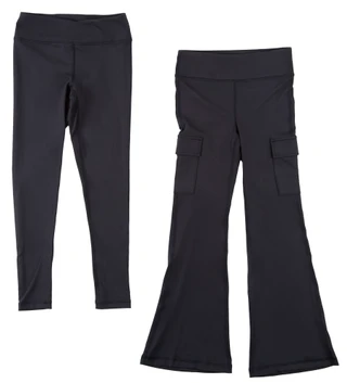 Thumbnail 1: Yogalicious Girls 2 Pk Crossover Flare Leggings 