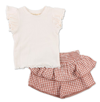 Thumbnail 1: Jessica Simpson Toddler Girls 2 Pc Shorts Set 