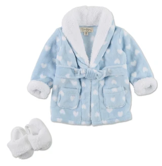 Thumbnail 1: Jessica Simpson Baby Girls 2 Pc Bathrobe Set 