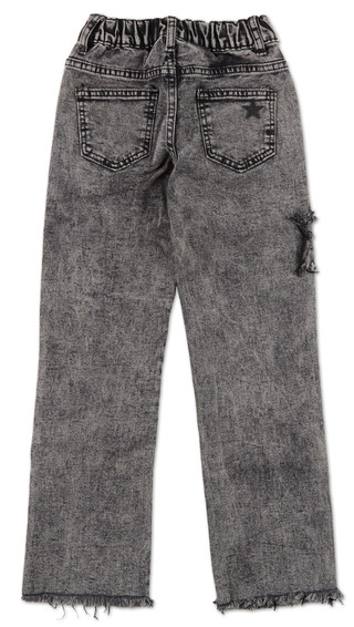 Thumbnail 2: Celebrity Ace Girls Star Patch 90s Straight Leg Jeans 
