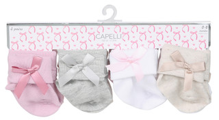Thumbnail 1: Capelli Baby Girls 8 Pk Socks 