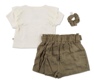 Thumbnail 2: BEARPAW Toddler Girls 3 Pc Shorts Set 