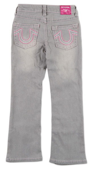 Thumbnail 2: True Religion Girls Contrast Pocket Flare Jeans 