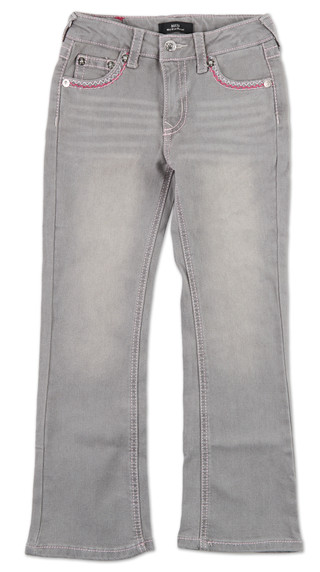 Thumbnail 1: True Religion Girls Contrast Pocket Flare Jeans 