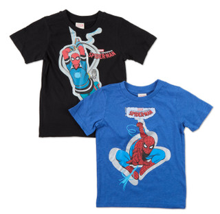 Thumbnail 1: Marvel Little Boys 2 Pk Graphic Tees 