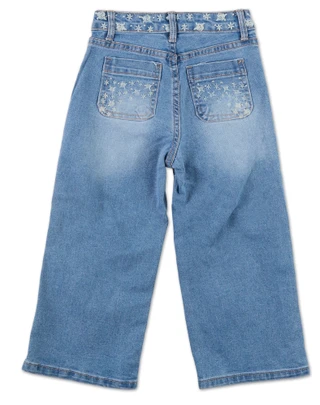 Thumbnail 2: YMI Little Girls Wide Leg Jeans 