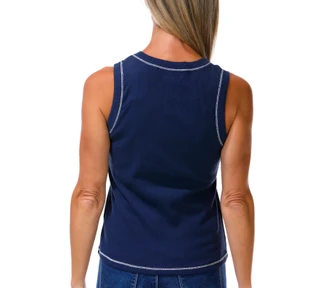 Thumbnail 2: CITY BLUES Women's Square Neck Tank Top 