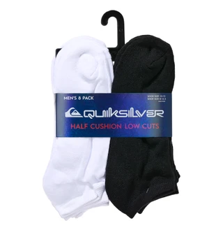 Thumbnail 1: Quiksilver Men's 8 Pk Half Cushion Low Cut Socks  