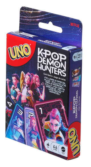 Thumbnail 2: Mattel K-Pop Demon Hunters Uno Card Game 