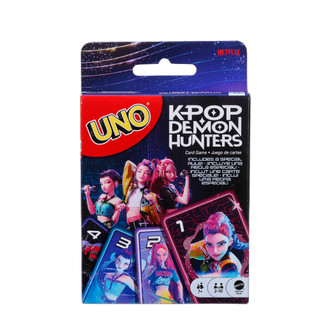 Thumbnail 1: Mattel K-Pop Demon Hunters Uno Card Game 