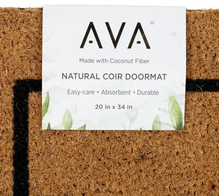 Thumbnail 3: AVA 20x34 Natural Coir Doormat  