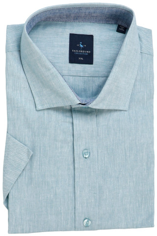 Thumbnail 1: TAILORBYRD Men's Short Sleeve Melange Button Down Shirt 