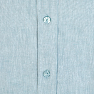 Thumbnail 2: TAILORBYRD Men's Short Sleeve Melange Button Down Shirt 