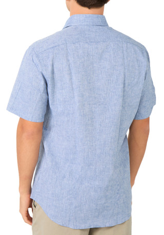 Thumbnail 7: TAILORBYRD Men's Short Sleeve Melange Button Down Shirt 