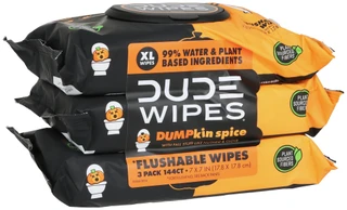 Thumbnail 1: DUDE WIPES 3 Pk Pumpkin Spice Dude Wipes 