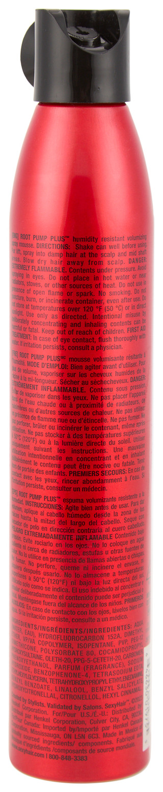 Thumbnail 2: Sexy Hair 10 oz Big Root Pump Plus Volumizing Spray Mousse 