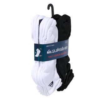 Thumbnail 2: Quiksilver Men's 8 Pk Half Cushion Quarter Socks  