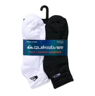 Thumbnail 1: Quiksilver Men's 8 Pk Half Cushion Quarter Socks  