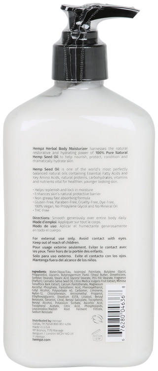Thumbnail 2: Hempz 17 oz Energizing Herbal Body Moisturizer 