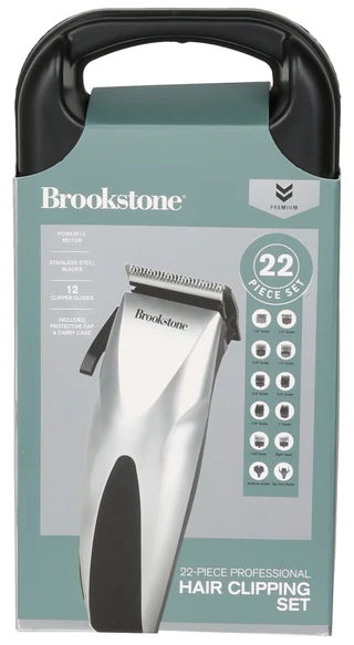 Thumbnail 1: Brookstone Rechargeable T-Blade Hair Trimmer Set 