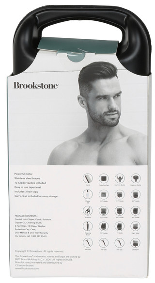 Thumbnail 2: Brookstone Rechargeable T-Blade Hair Trimmer Set 