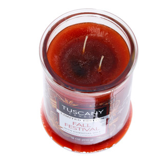 Thumbnail 2: Tuscany Candle 18 oz Fall Festival Candle w/ Essential Oils 