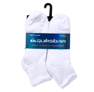 Thumbnail 1: Quiksilver Men's 8 Pk Half Cushion Quarter Socks  