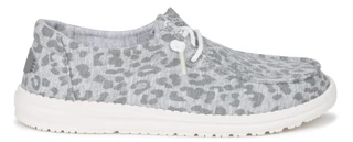 Thumbnail 4: Hey Dude Women's Wendy Stretch Jersey Leopard Shoes 